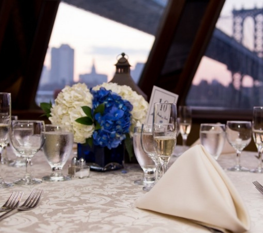 Elegant Wedding Reception Setup on Private Yacht Charter Jacksonville