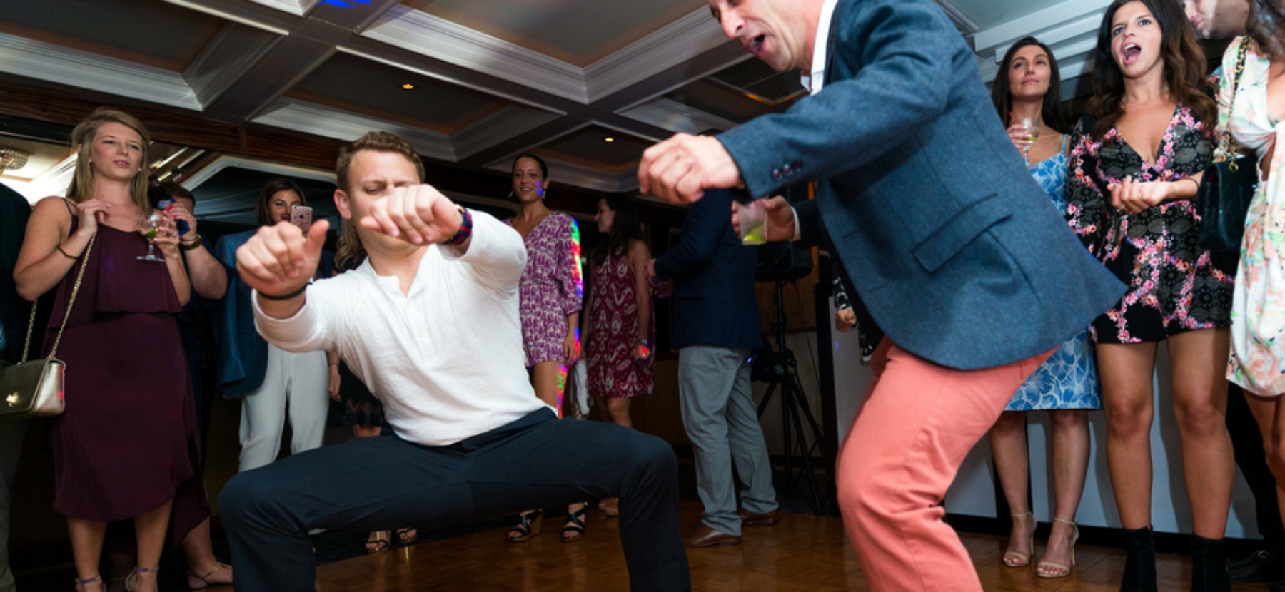 Engagement Celebration with Dancing on Jacksonville Charter Yacht