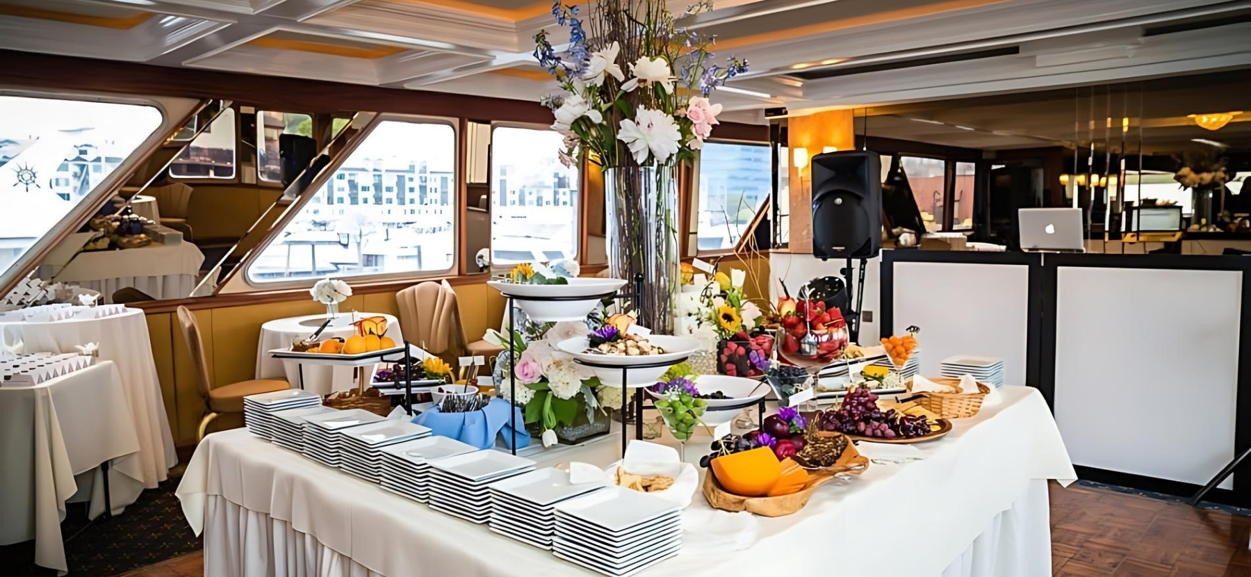 Family Anniversary Toast on Private Jacksonville Yacht