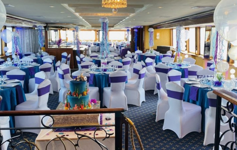 Themed Mitzvah Decor and Dessert Table on Royal Princess Yacht Jacksonville